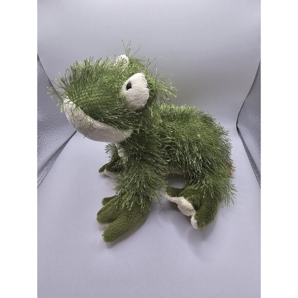 GANZ WEBKINZ Shaggy Green Frog HM001- No Code- Retired - Picture 2 of 7